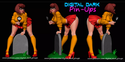 Fanart Nerdy Girl Pinup Statuette