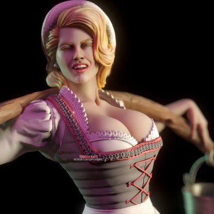 Anna the Milk Maid Pinup Statuette