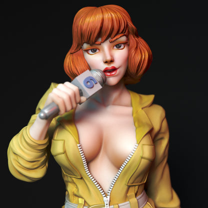 Fanart Newscaster Pinup Statuette