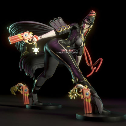 Fanart Gunslinging Demonslayer Pinup Statuette