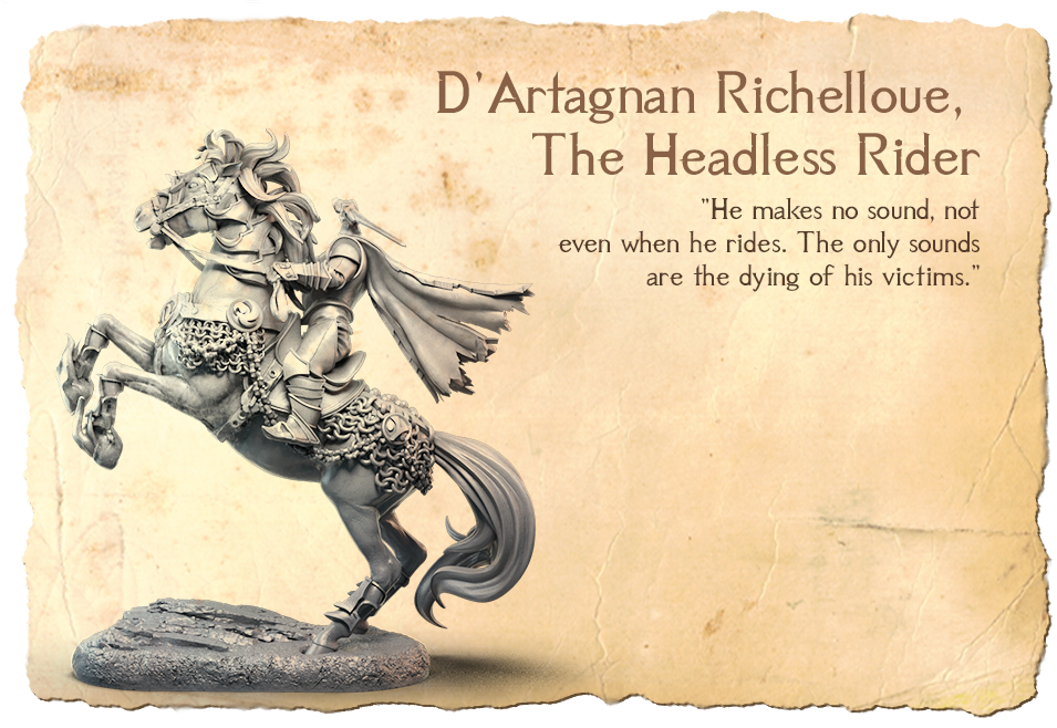 D'Artagnan Richelloue, The Headless Rider