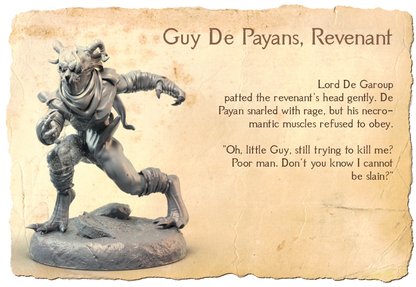 Guy de Payans, Revenant