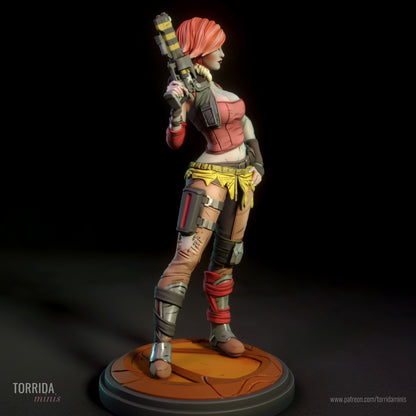 Fanart Lady Fire Bird Figurine