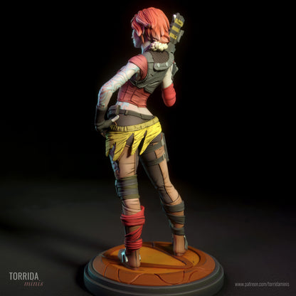 Fanart Lady Fire Bird Figurine