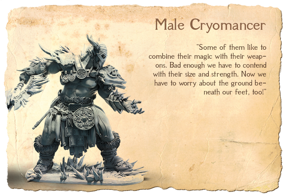 Male Cryomancer