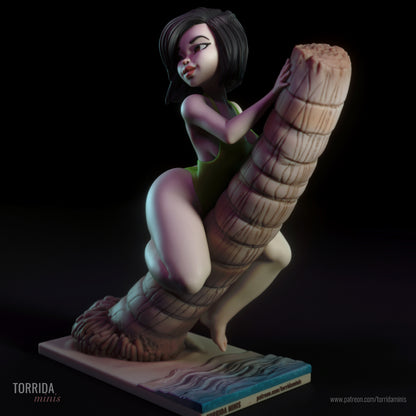 Island Girl Naka Pinup Figurine