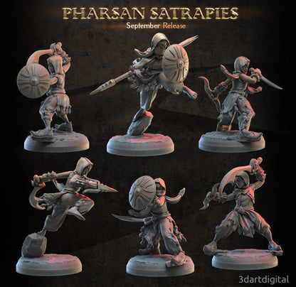 Pharsan Cultist Soldiers, Female Crossed Arms