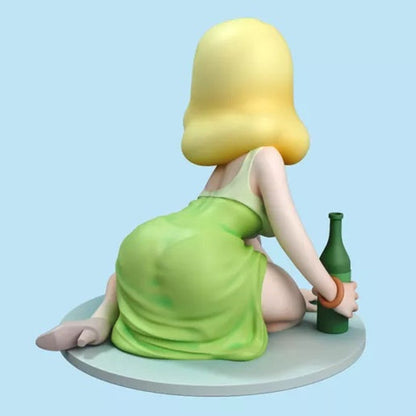 Wine Mom NSFW Pin Up Statuette