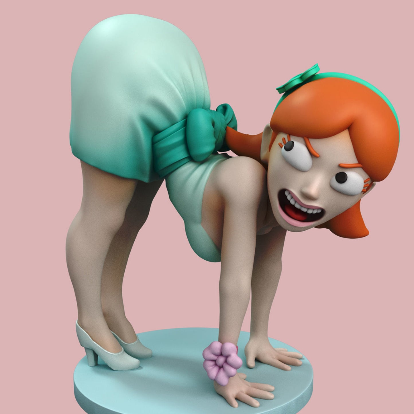 Twerking Girl NSFW Statuette