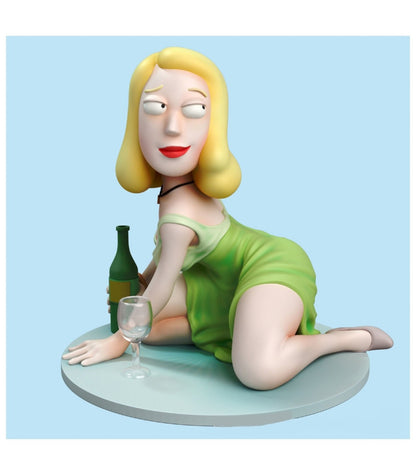 Wine Mom NSFW Pin Up Statuette